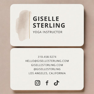 Yoga Instructor Business Card