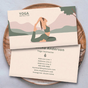 Yoga Instructor Business Card