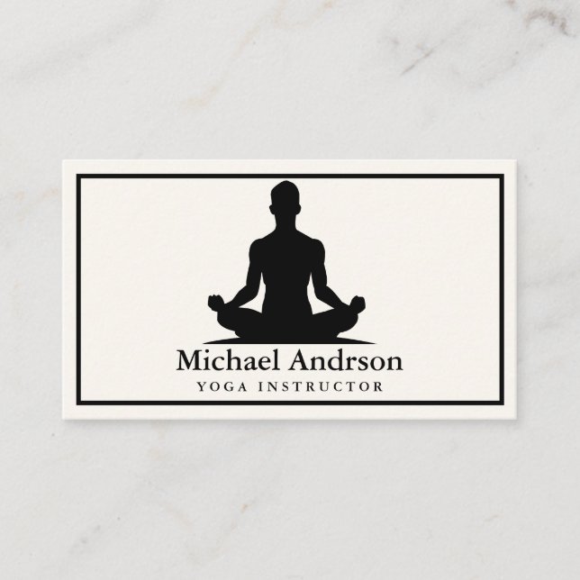 Yoga Instructor Business Card (Front)