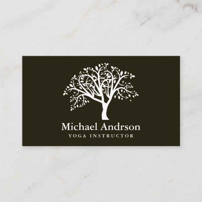 Yoga Instructor Business Card (Front)