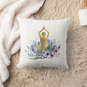 Yoga Instructor Energy Healer Crystals Reiki Spa Cushion