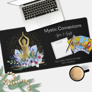 Yoga Instructor Energy Healer Crystals Reiki Spa Desk Mat