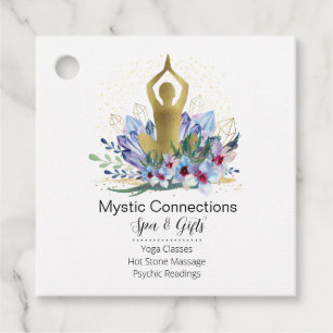 Yoga Instructor Energy Healer Crystals Reiki Spa Favour Tags