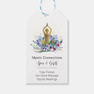 Yoga Instructor Energy Healer Crystals Reiki Spa Gift Tags