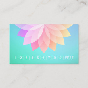 YOGA Instructor Loyalty Punch Colourful Mandala