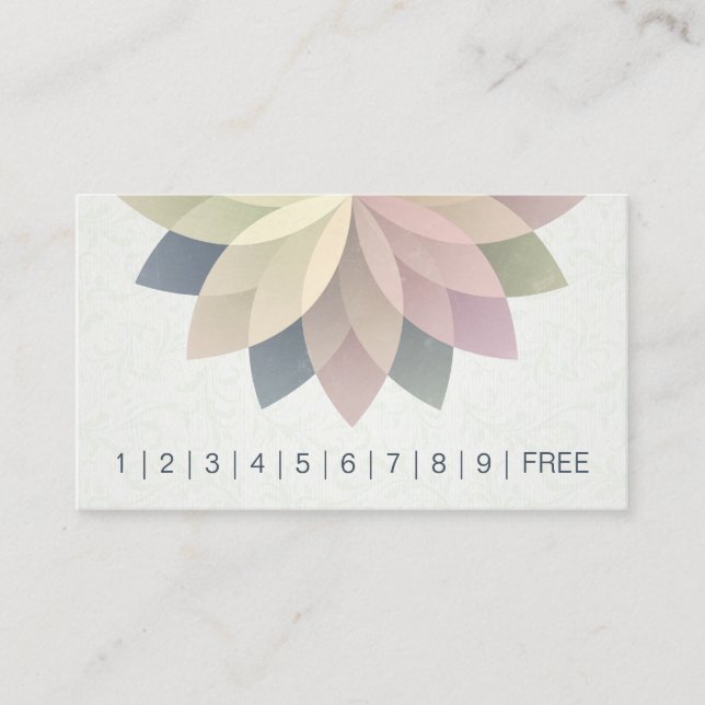 YOGA Instructor Loyalty Punch Colourful Mandala (Front)