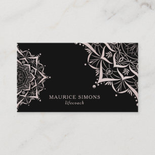 Yoga instructor Mandala Yoga Life coach Zen Business Card