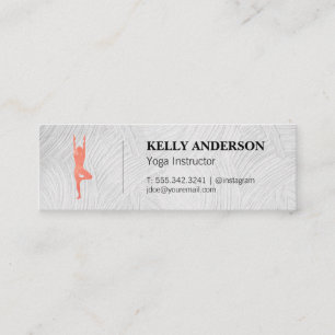 Yoga Instructor Mini Business Card