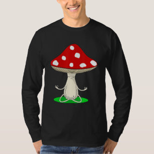Yoga Instructor Mushroom Collector Mycology Fitnes T-Shirt