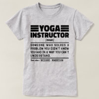 Yoga Instructor Noun Coach Appreciation Meditation