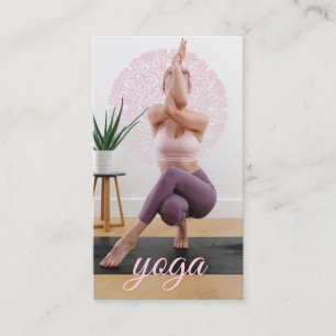 Yoga Instructor Photo Business Card