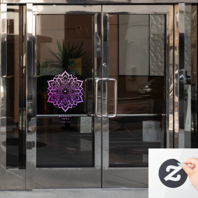 Yoga Instructor Purple Mandala Wellness  (Office Door)