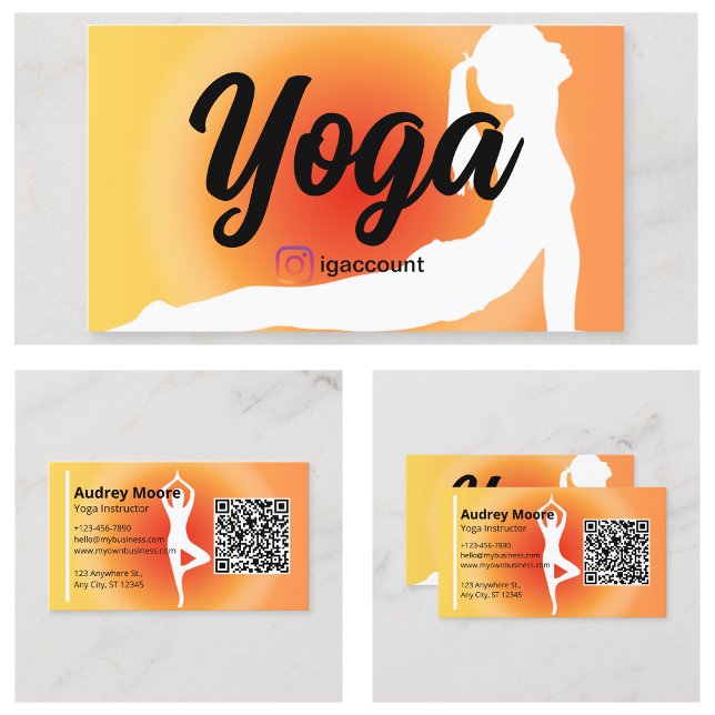 Yoga Instructor Templates Business Card (Yoga Instructor Templates Business Card
)