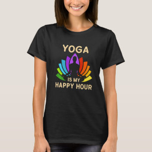 Yoga Is My Happy Hour Guru Sport Workout USA For M T-Shirt