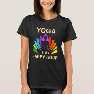 Yoga Is My Happy Hour Guru Sport Workout USA For M T-Shirt
