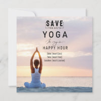 Yoga is my happy hour Woman posing yoga