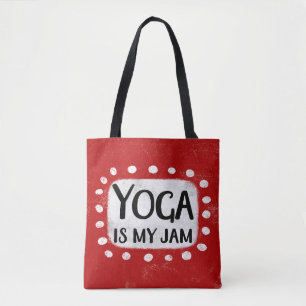 Yoga Is My Jam Tote Bag