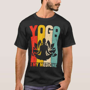 Yoga Is My Medicine Cute Yogi Fitness Men Women T-Shirt