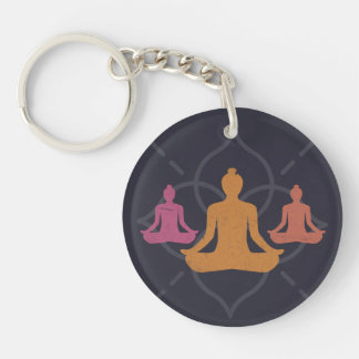 Yoga Key Ring