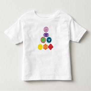 Yoga Kids, Seven Chakra Baby T-shirt