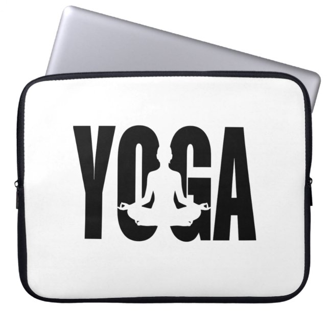 Yoga. Laptop Sleeve (Front)