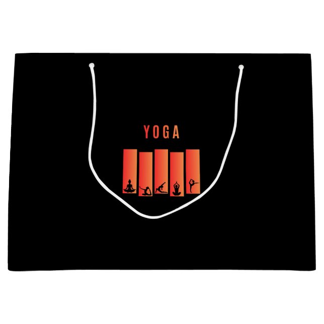 Yoga Large Gift Bag (Front)