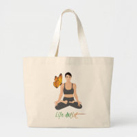 Yoga Life Artist Quote Butterfly Self-Improvement
