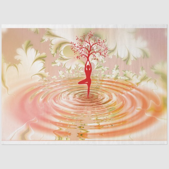 Yoga Life  Tissue Paper (Front)