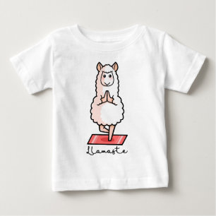 Yoga Llama - Llamaste Baby T-Shirt