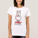 Yoga Llama - Llamaste T-Shirt<br><div class="desc">Let yoga llama help you find your inner peace.</div>