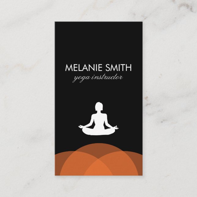 Yoga Lotus Business Card (Front)