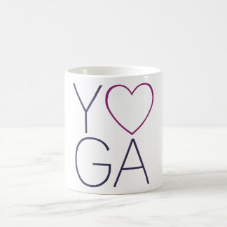 yoga love coffee mug