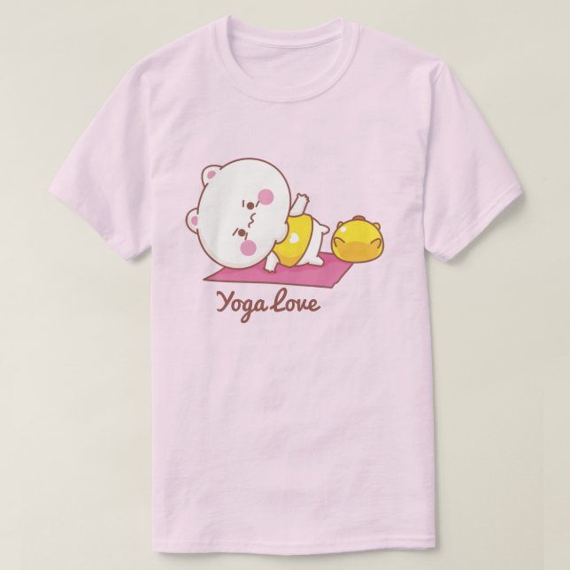 Yoga Love T-Shirt (Design Front)