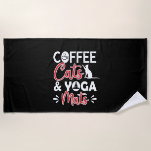 Yoga Lover Coffee Cat And Yoga Mats