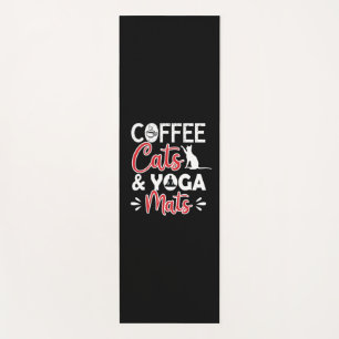 Yoga Lover Coffee Cat And Yoga Mats