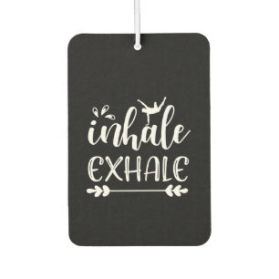 Yoga Lover Inhale To Exhale Car Air Freshener