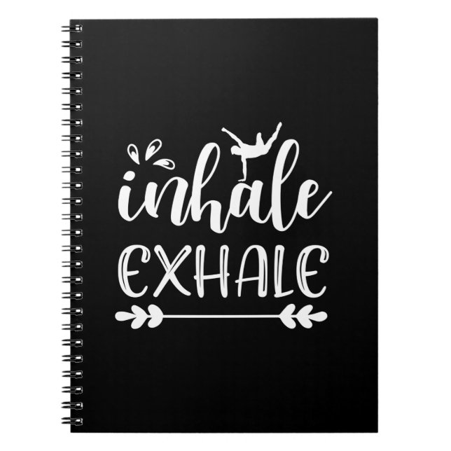 Yoga Lover | Inhale To Exhale Notebook (Front)