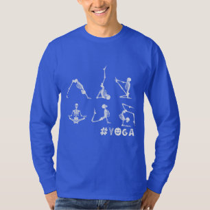 Yoga Lover Shirt Home Decor Skeleton Yoga
