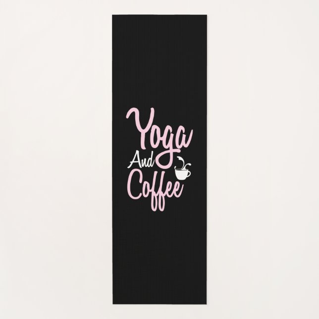 Yoga Lover | Yoga And Coffee Mat (Front)