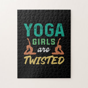 Yoga Lover Yoga Girls Are Twisted Jigsaw Puzzle