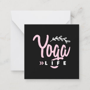 Yoga Lover Yoga Life Card