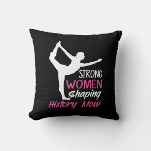 Yoga Lover   Yoga Strong Woman Cushion