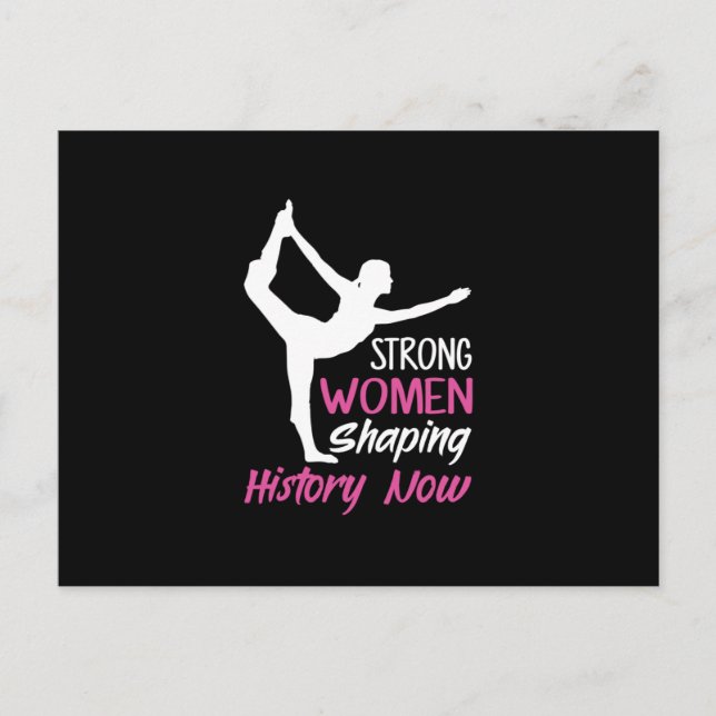 Yoga Lover | Yoga Strong Woman Postcard (Front)