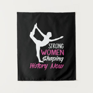 Yoga Lover Yoga Strong Woman Tapestry