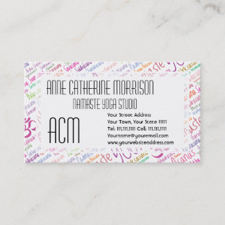 Yoga Lover's Business Card