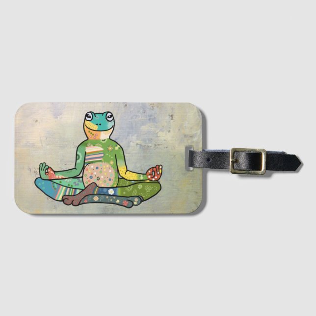 yoga luggage tag (Front Horizontal)