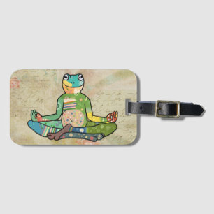 yoga luggage tag