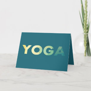 Yoga Mandala Meditate, add text Card