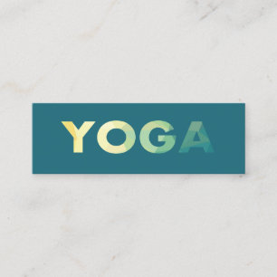 Yoga Mandala personal trainer Business Card