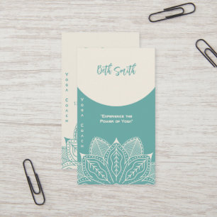 Yoga Master - Customised Training Business Card